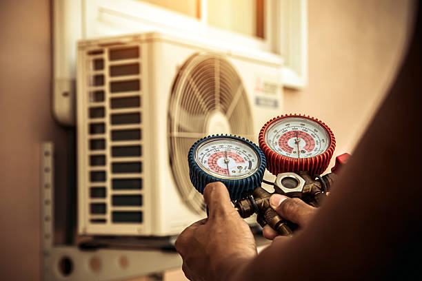 Professional Ductwork Repair technician working in Montgomery, OH